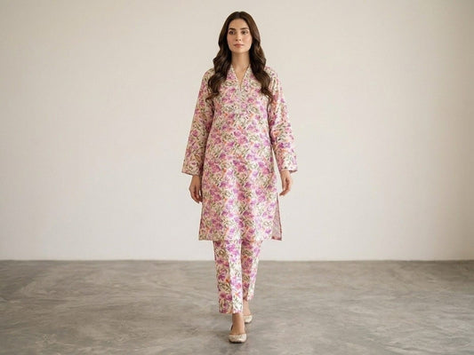 Lavender Bloom Floral Co-ord Set
